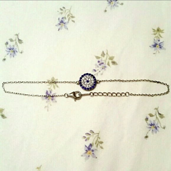Swarovski Jewelry - 💕Made in Israel Evil Eye 925 CZ Bracelet💕